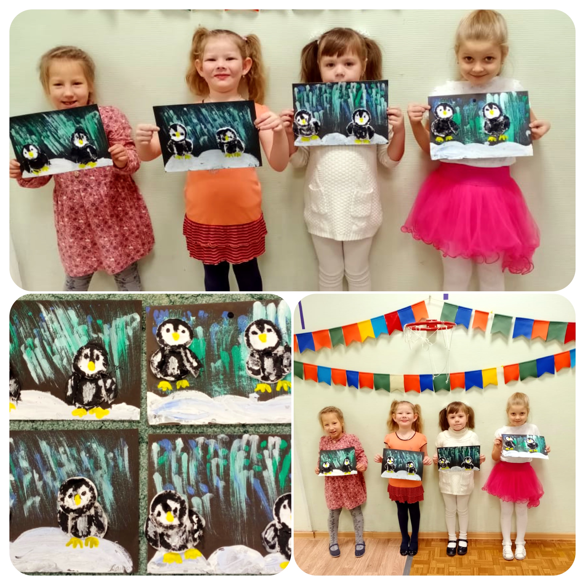 забавные пингвины